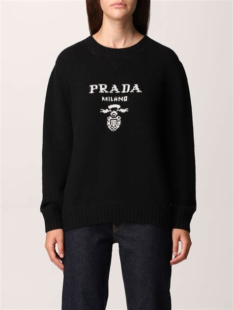 prada black sweater|prada sweater women.